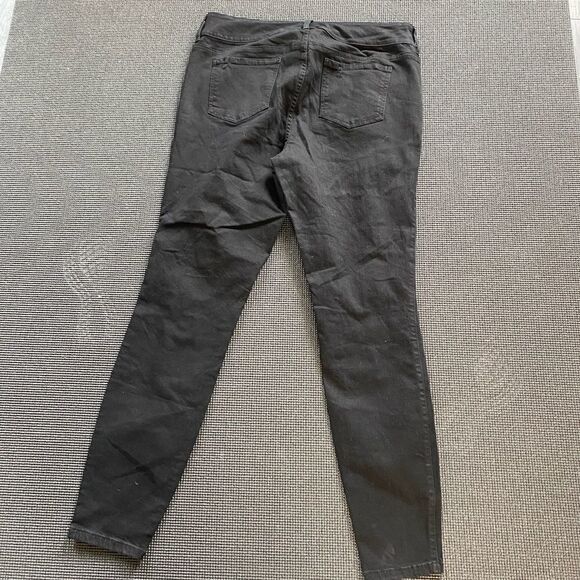 #110 TORRID black distressed skinny jeans - Picture 5 of 9